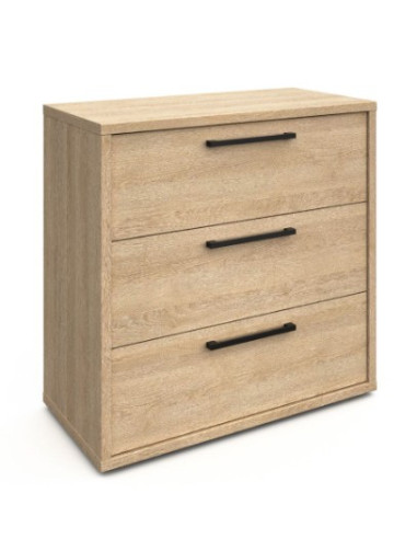 Chambre bébé 3pcs TESSA chêne sable -...