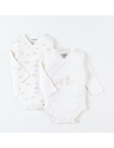Bodys Bio croisés ML 2pces 9M - B&K