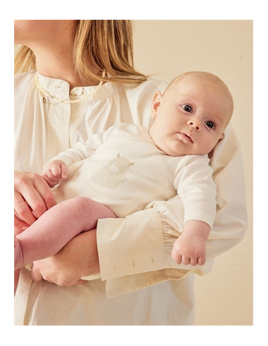 Bodys Bio croisés ML 2pces 1M - Fluffy