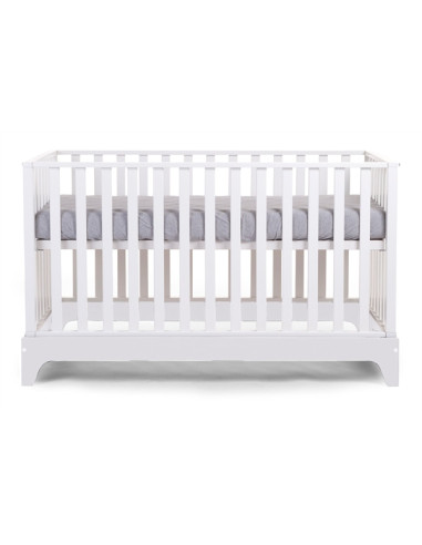 Lit bébé évolutif bois 70x140 cm - Blanc