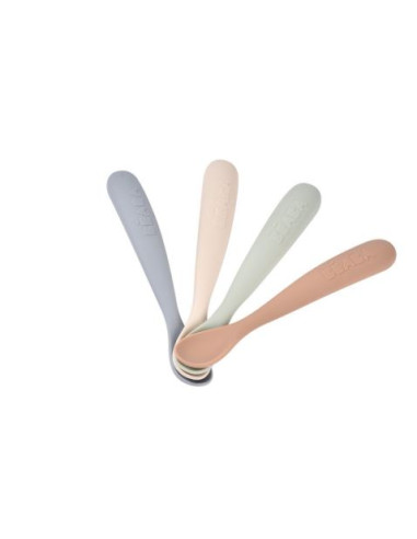 Lot de 4 cuillères 1er repas soft en...