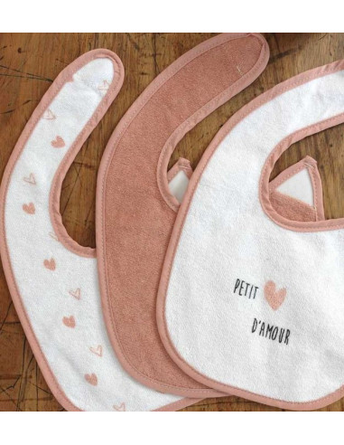 Bavoir naissance - lot de 6pc  -...
