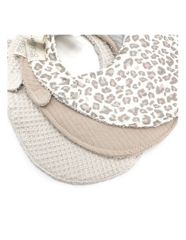 Set de 3 bavoirs 0-3m - Soft Print