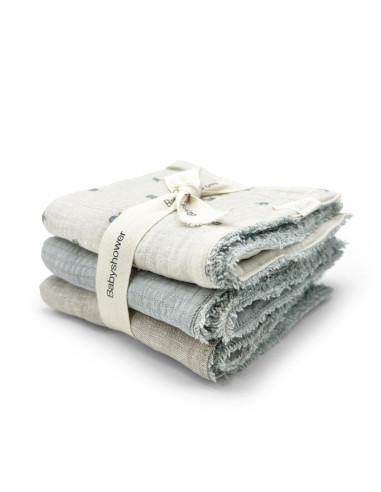 Pack de 3 petits essuies - Apricot