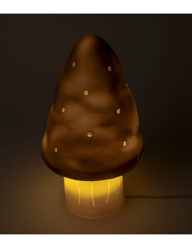 Lampe champignon Small - Chocolate