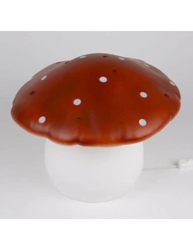 Lampe champignon Large - Brique Rouge