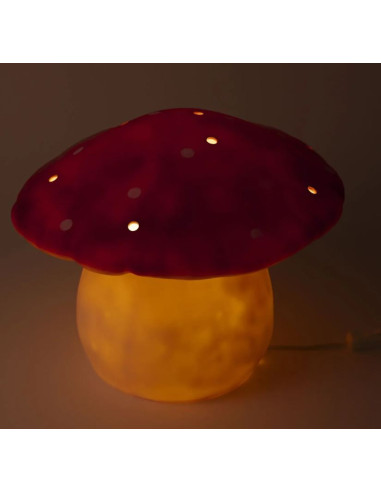 Lampe champignon Large - Brique Rouge