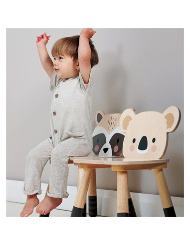 Chaise enfant Forêt - Raton-laveur