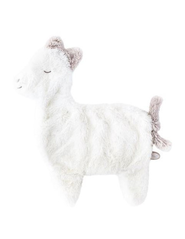 Doudou attache sucette Lulu 40cm - Blanc