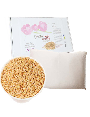 Oreiller en millet Bio 40x60cm