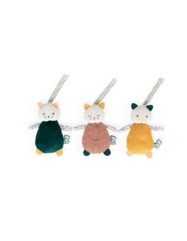 Set de 3 doudous sensoriels pour bébé...