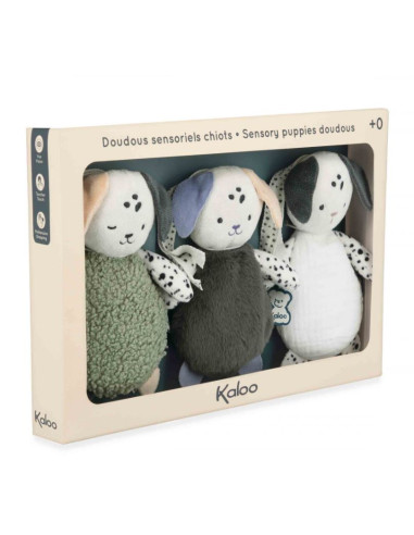 Set de 3 doudous sensoriels pour bébé...