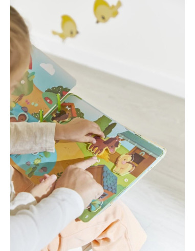Livre Busy-Book en carton - La ferme