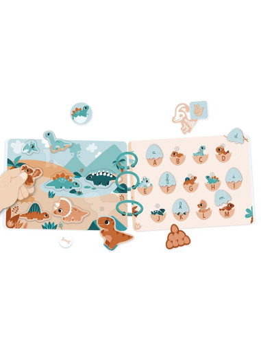 Livre Busy-Book en carton - Dino