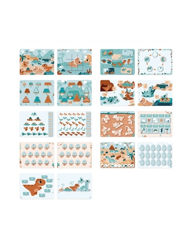 Livre Busy-Book en carton - Dino