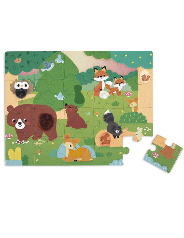 Puzzle tactile -  La Forêt