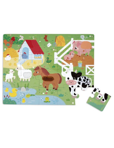 Puzzle tactile - La Ferme