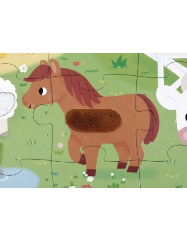 Puzzle tactile - La Ferme