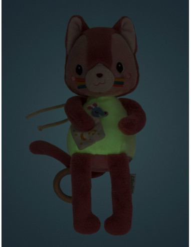 Peluche musicale phosphorescente -...