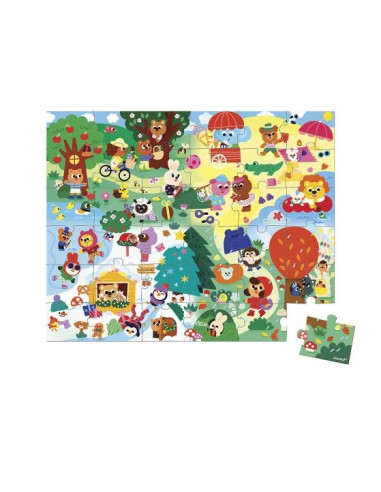 Puzzle 36 pièces - Les 4 saisons