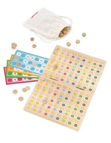 Jeu de Bingo en bois