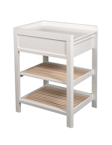 Table à langer Lukas Duo - White/Natural