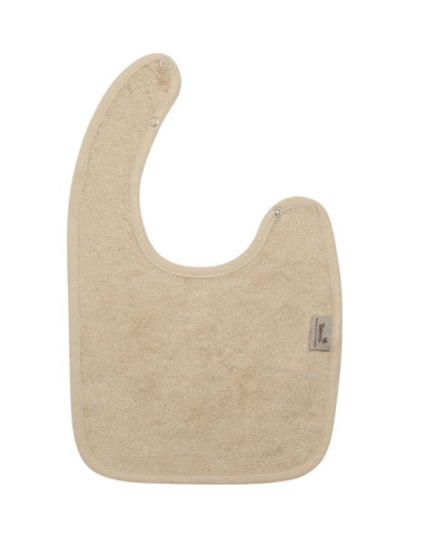 Bavoir en bambou doublé - Frosted Almond
