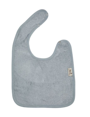 Bavoir en bambou doublé - Moon Blue