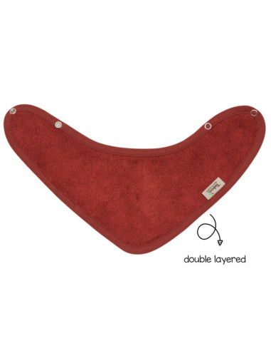 Bandana en bambou doublé - Rose wood