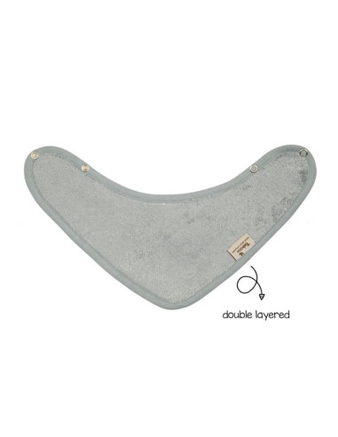 Bandana en bambou doublé - Moon Blue