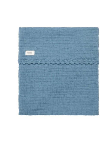 Couverture berceau 75x100cm dentelle...