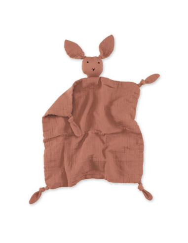 Doudou tetra Bunny 40x40 - Moka