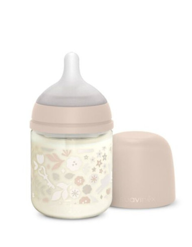 Biberon verre Suavinex 120ml tétine...