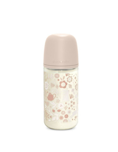 Biberon verre Suavinex 240ml tétine...