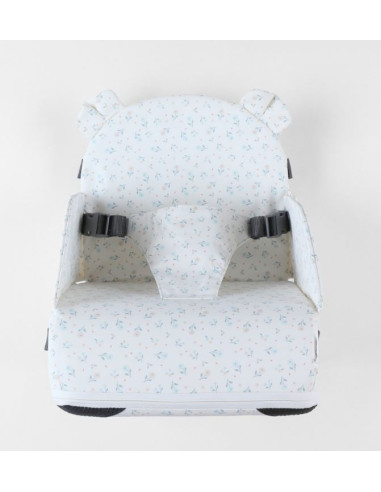 Rehausseur chaise - Fleuri Ecru