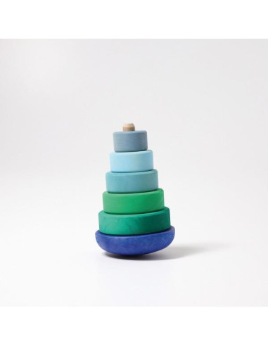 Blue Wobbly Stacking Tower