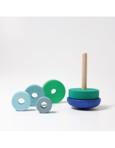 Blue Wobbly Stacking Tower