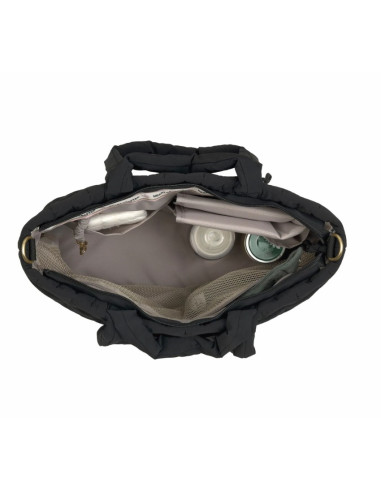 Sac à langer matelassée Liva - Noir 