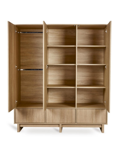 Garde-robe 3 portes - Kyo Honey Ash