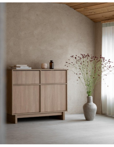 Commode 2 tiroirs - Kyo Honey Ash