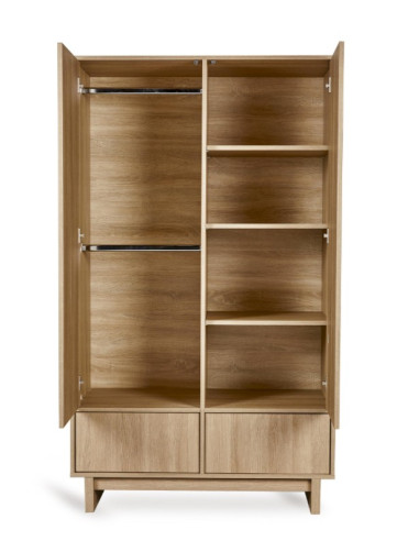 Garde-robe 2 portes - Kyo Honey Ash