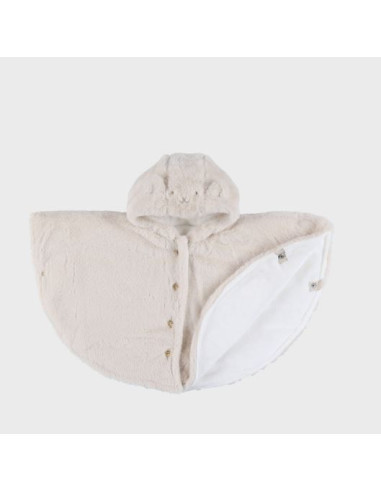 Poncho de voyage fausse fourrure -...