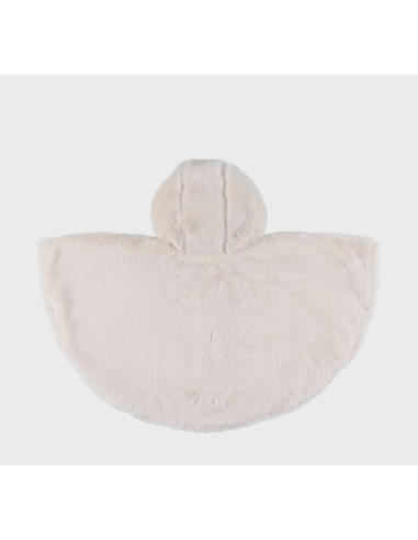 Poncho de voyage fausse fourrure -...