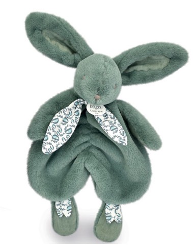 Doudou Lapin DOUDOU® 29 cm - Vert Sauge