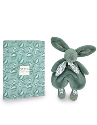 Doudou Lapin DOUDOU® 29 cm - Vert Sauge
