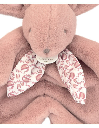 Doudou Lapin DOUDOU® 29 cm - Rose