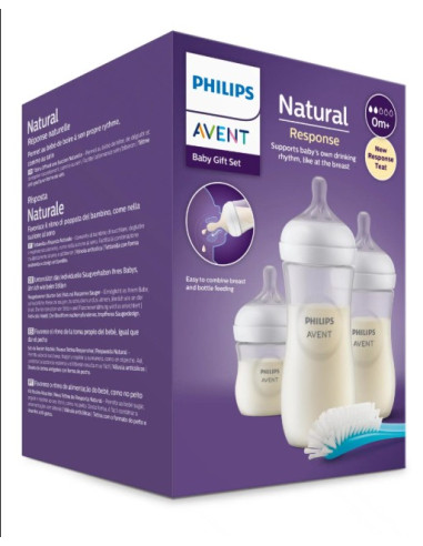 Kit Nné 3 biberons Avent - Natural 3.0