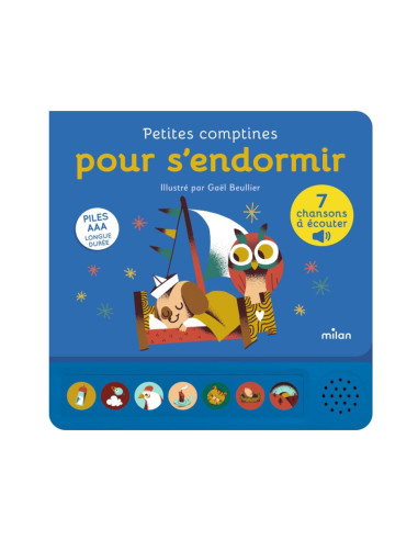 Livre sonore - Petites comptines pour...