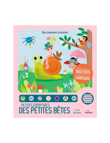 Livre sonore - Petites comptines des...
