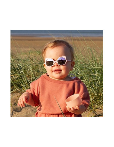 Lunettes OURS'ON 0-1 an - Rose Pâle